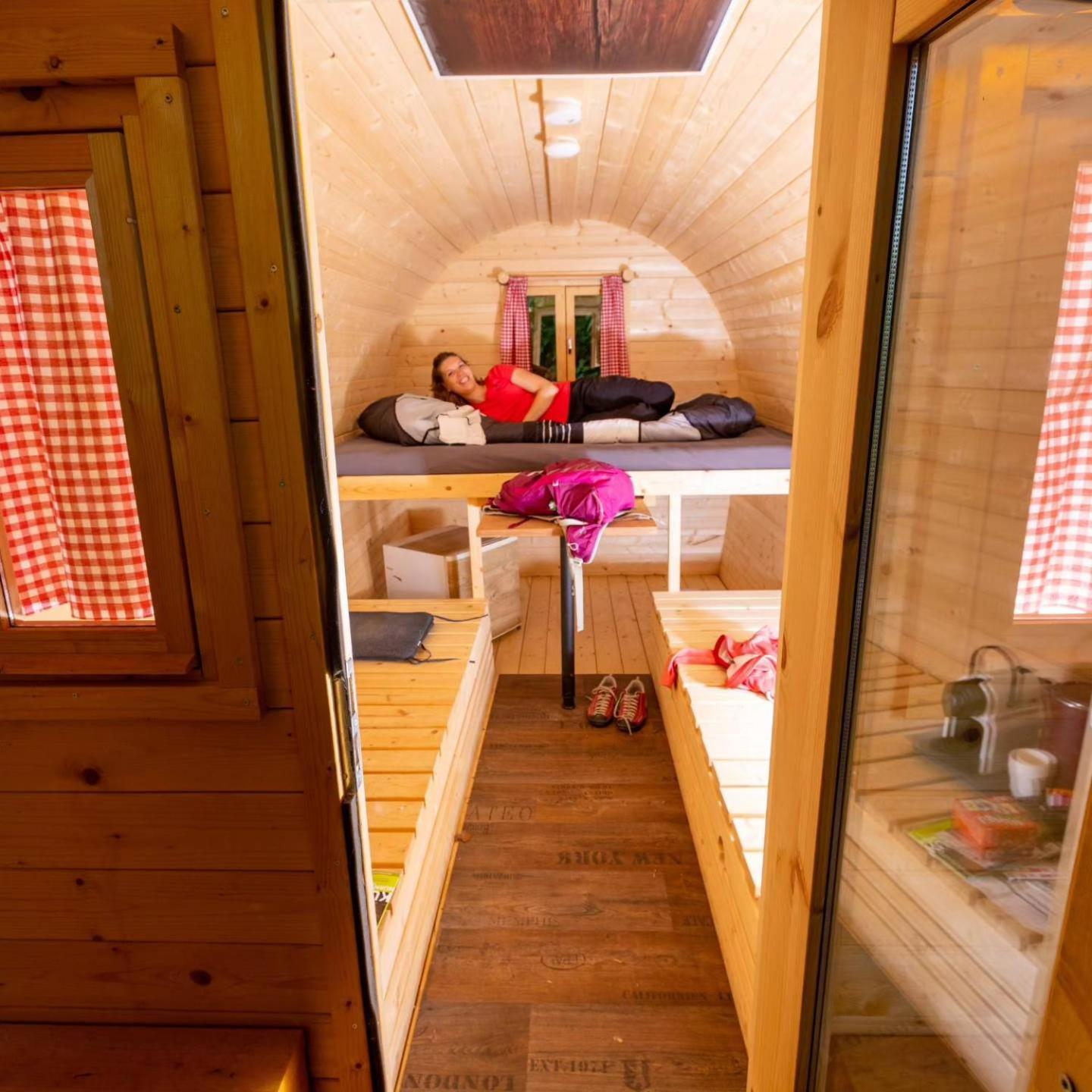 Fasshotel Westernwagen, Beheizt 2-3 Personen キルヒェンシッテンバッハ エクステリア 写真